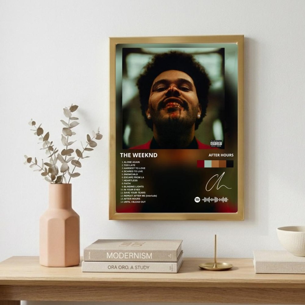 the weeknd - after hours - Vibes Districtthe weeknd - after hours poster SilverVibes District