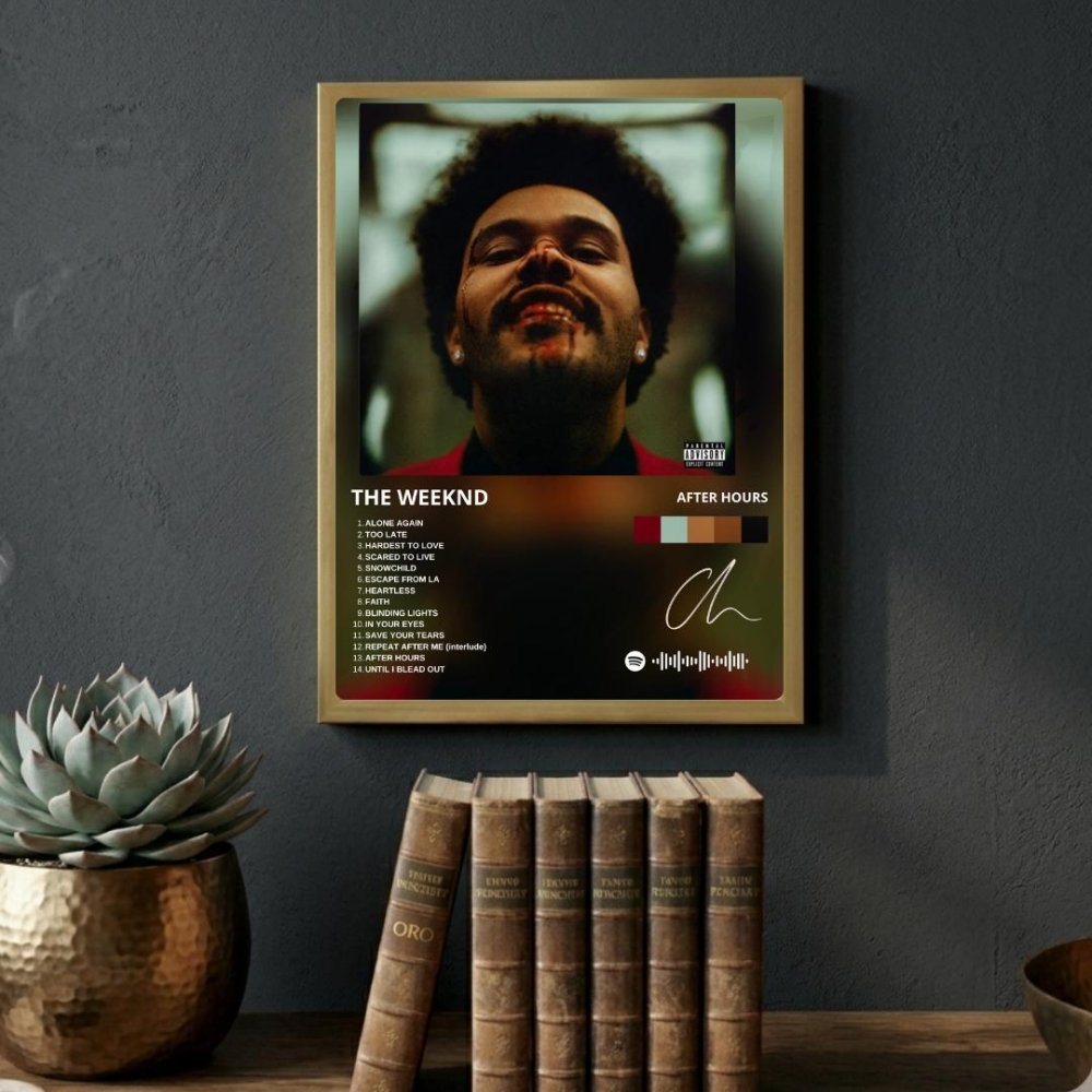 the weeknd - after hours - Vibes Districtthe weeknd - after hours poster SilverVibes District