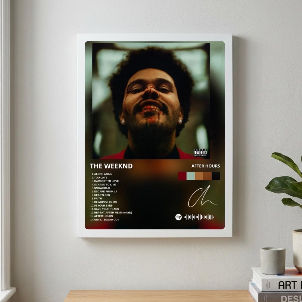 the weeknd - after hours - Vibes Districtthe weeknd - after hours poster SilverVibes District