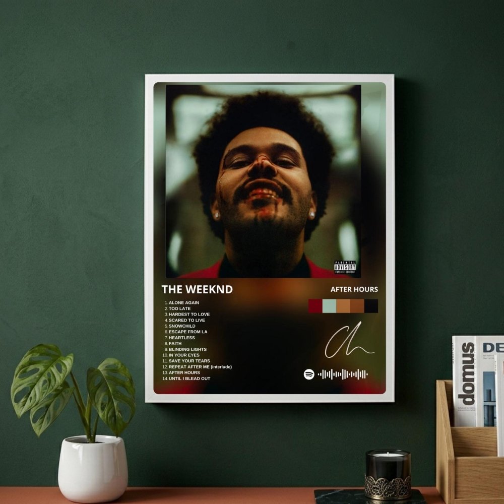 the weeknd - after hours - Vibes Districtthe weeknd - after hours poster SilverVibes District