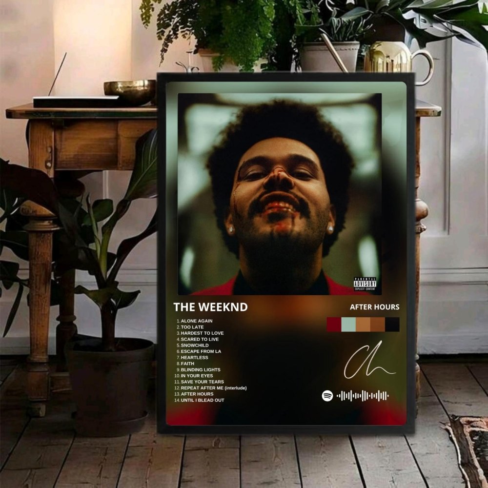 the weeknd - after hours - Vibes Districtthe weeknd - after hours poster SilverVibes District