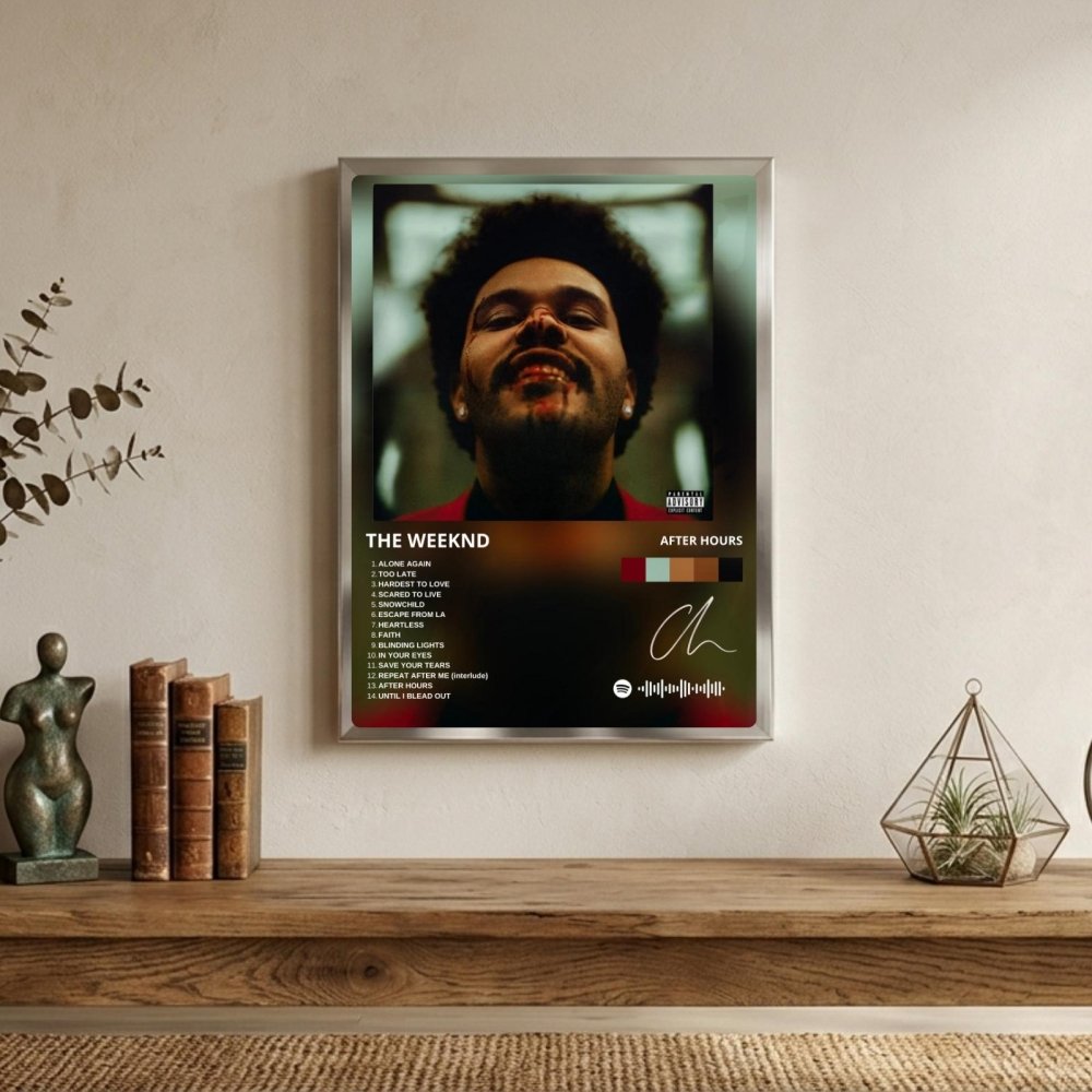 the weeknd - after hours - Vibes Districtthe weeknd - after hours poster SilverVibes District