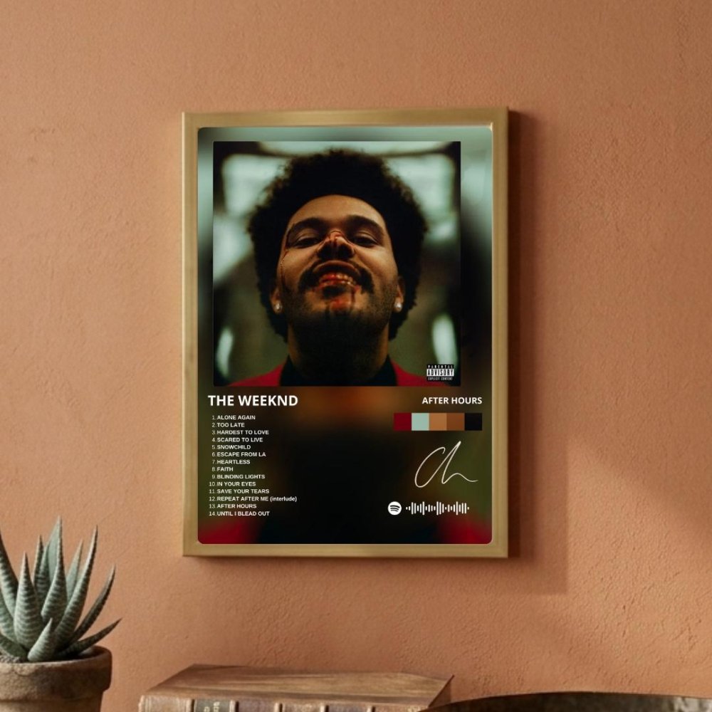 the weeknd - after hours - Vibes Districtthe weeknd - after hours poster SilverVibes District
