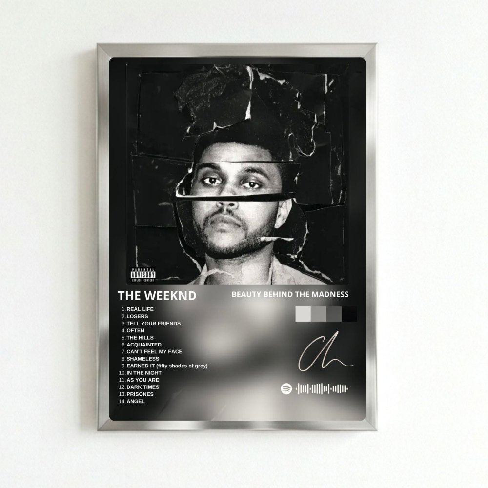 the weeknd - beauty behinf the maddness - Vibes Districtthe weeknd - beauty behinf the maddness poster SilverVibes District