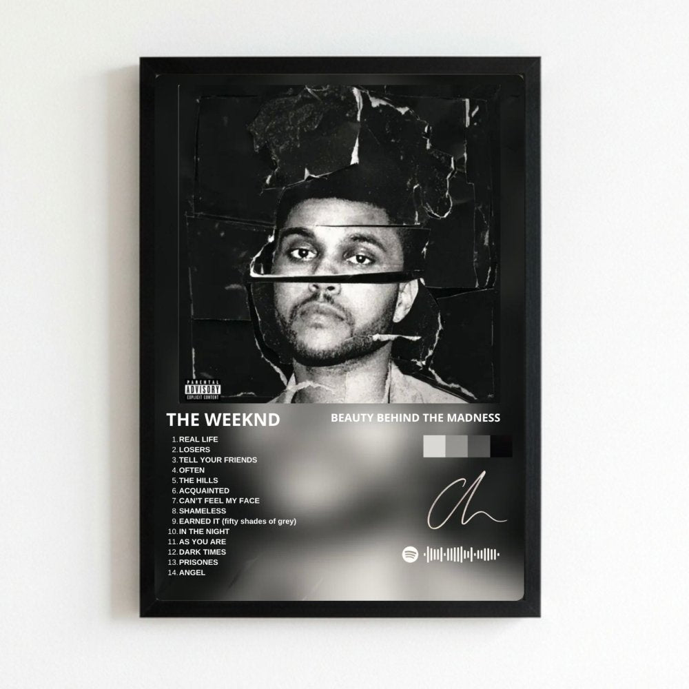 the weeknd - beauty behinf the maddness - Vibes Districtthe weeknd - beauty behinf the maddness poster NeroVibes District