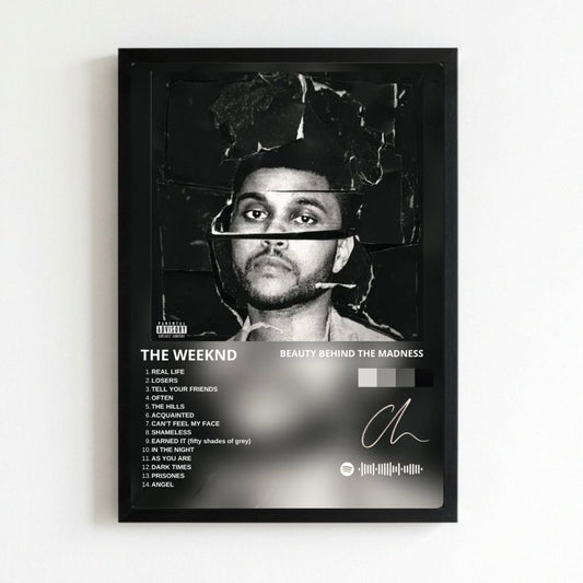 the weeknd - beauty behinf the maddness - Vibes Districtthe weeknd - beauty behinf the maddness poster NeroVibes District