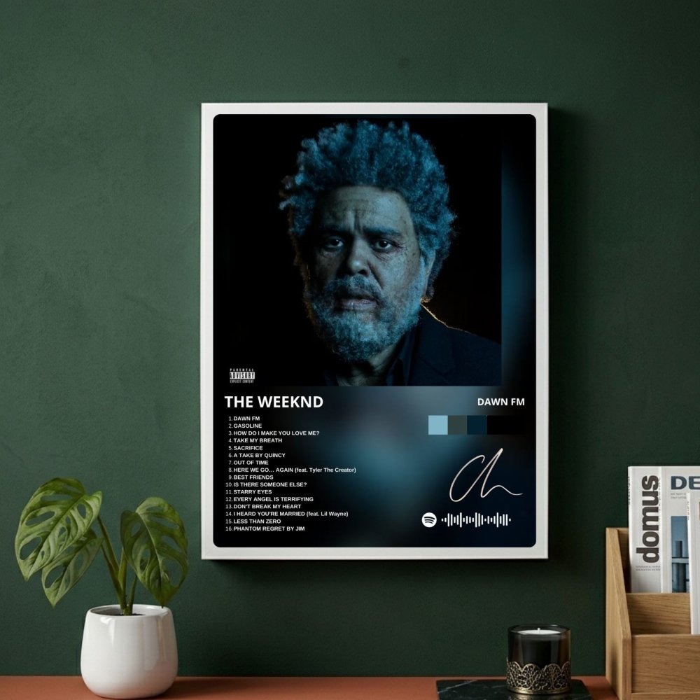 the weeknd - dawn fm - Vibes Districtthe weeknd - dawn fm poster BiancoVibes District