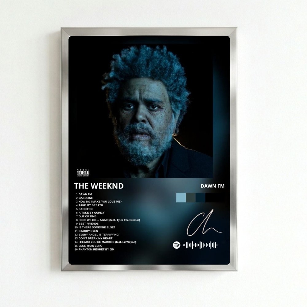 the weeknd - dawn fm - Vibes Districtthe weeknd - dawn fm poster SilverVibes District