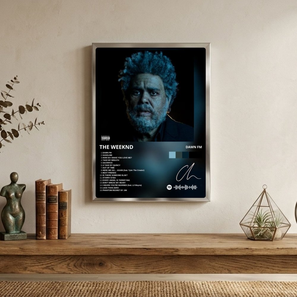 the weeknd - dawn fm - Vibes Districtthe weeknd - dawn fm poster BiancoVibes District