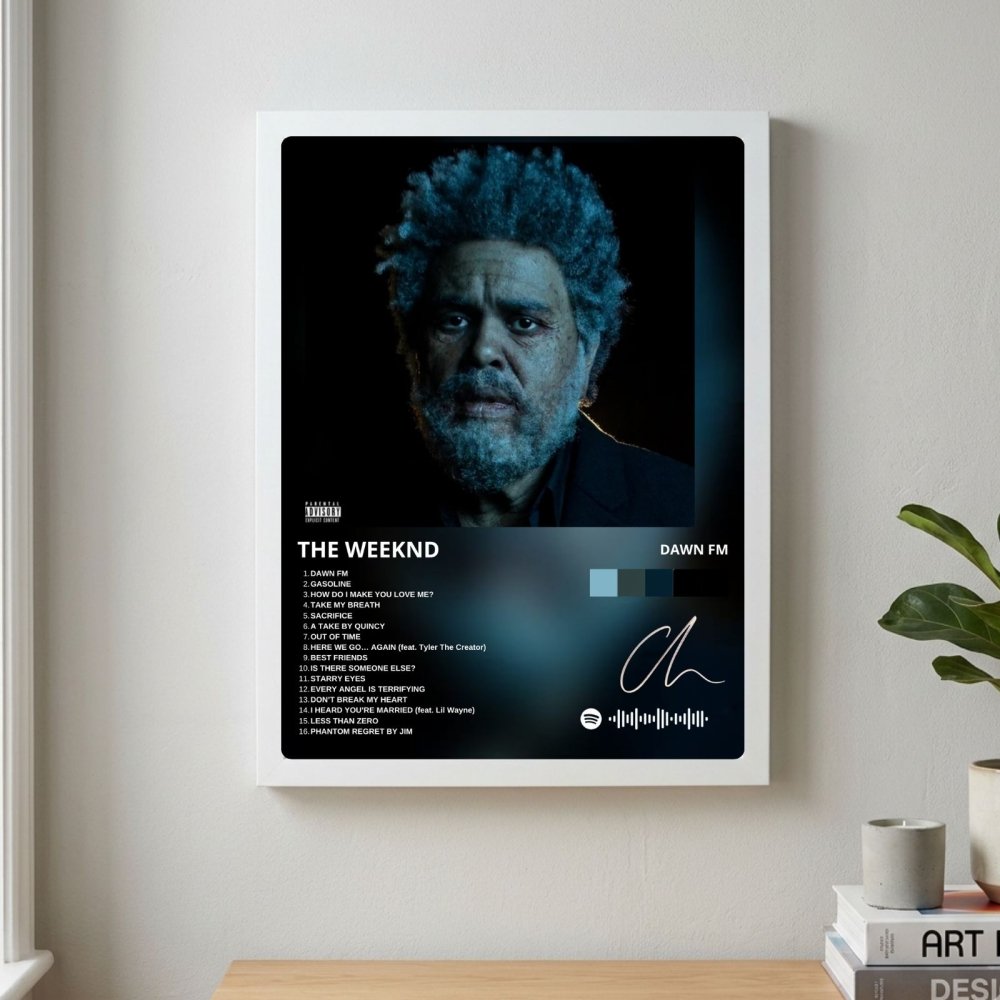 the weeknd - dawn fm - Vibes Districtthe weeknd - dawn fm poster BiancoVibes District