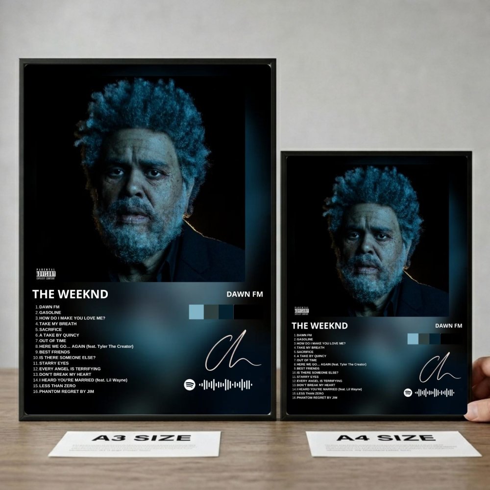the weeknd - dawn fm - Vibes Districtthe weeknd - dawn fm poster BiancoVibes District