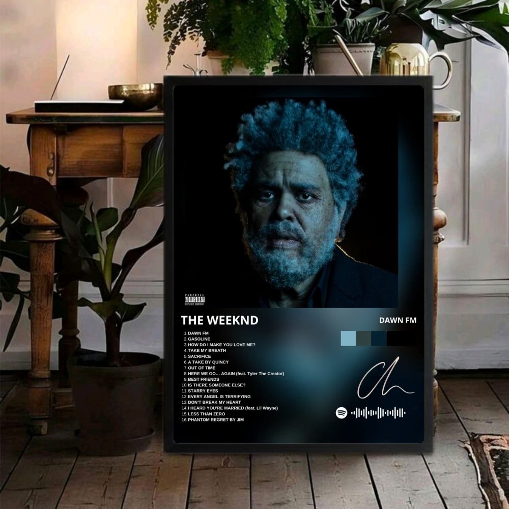 the weeknd - dawn fm - Vibes Districtthe weeknd - dawn fm poster BiancoVibes District