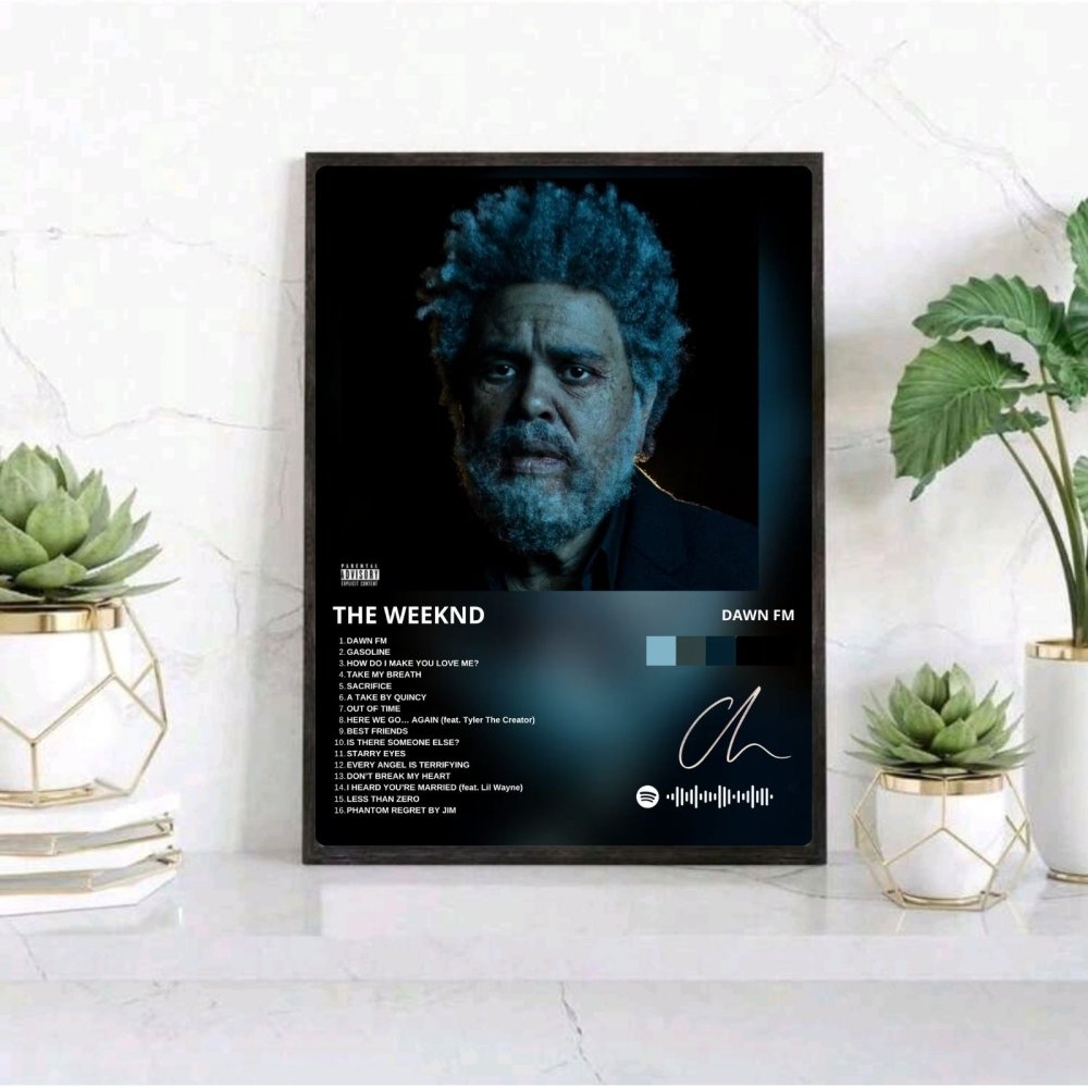 the weeknd - dawn fm - Vibes Districtthe weeknd - dawn fm poster BiancoVibes District