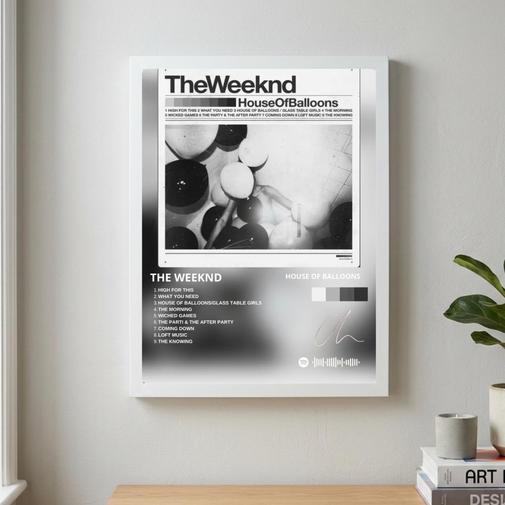 the weeknd - house of balloons - Vibes Districtthe weeknd - house of balloons poster SilverVibes District