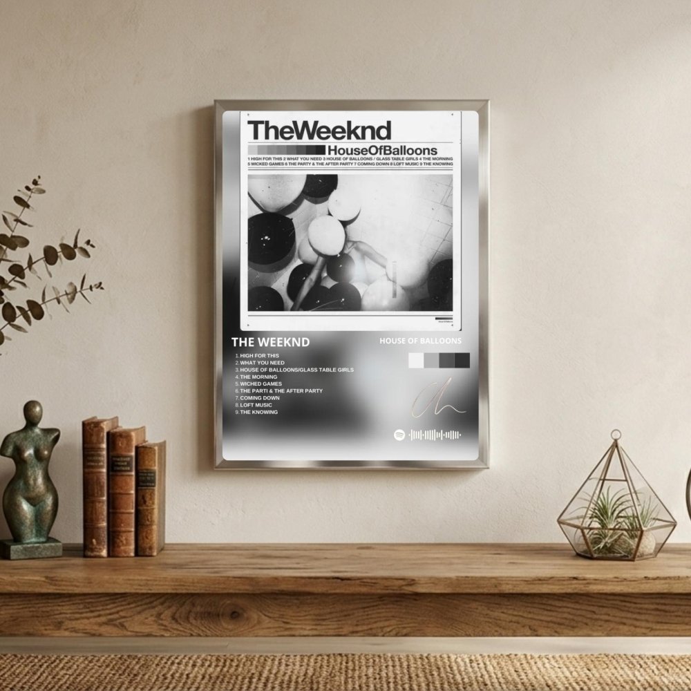the weeknd - house of balloons - Vibes Districtthe weeknd - house of balloons poster SilverVibes District