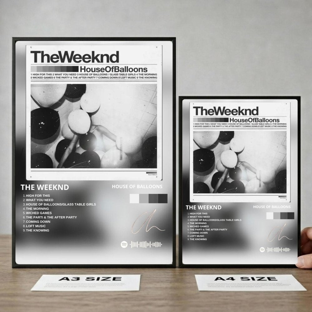 the weeknd - house of balloons - Vibes Districtthe weeknd - house of balloons poster SilverVibes District