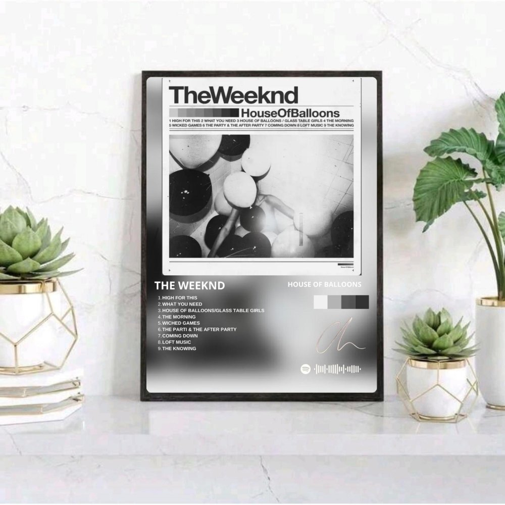 the weeknd - house of balloons - Vibes Districtthe weeknd - house of balloons poster SilverVibes District