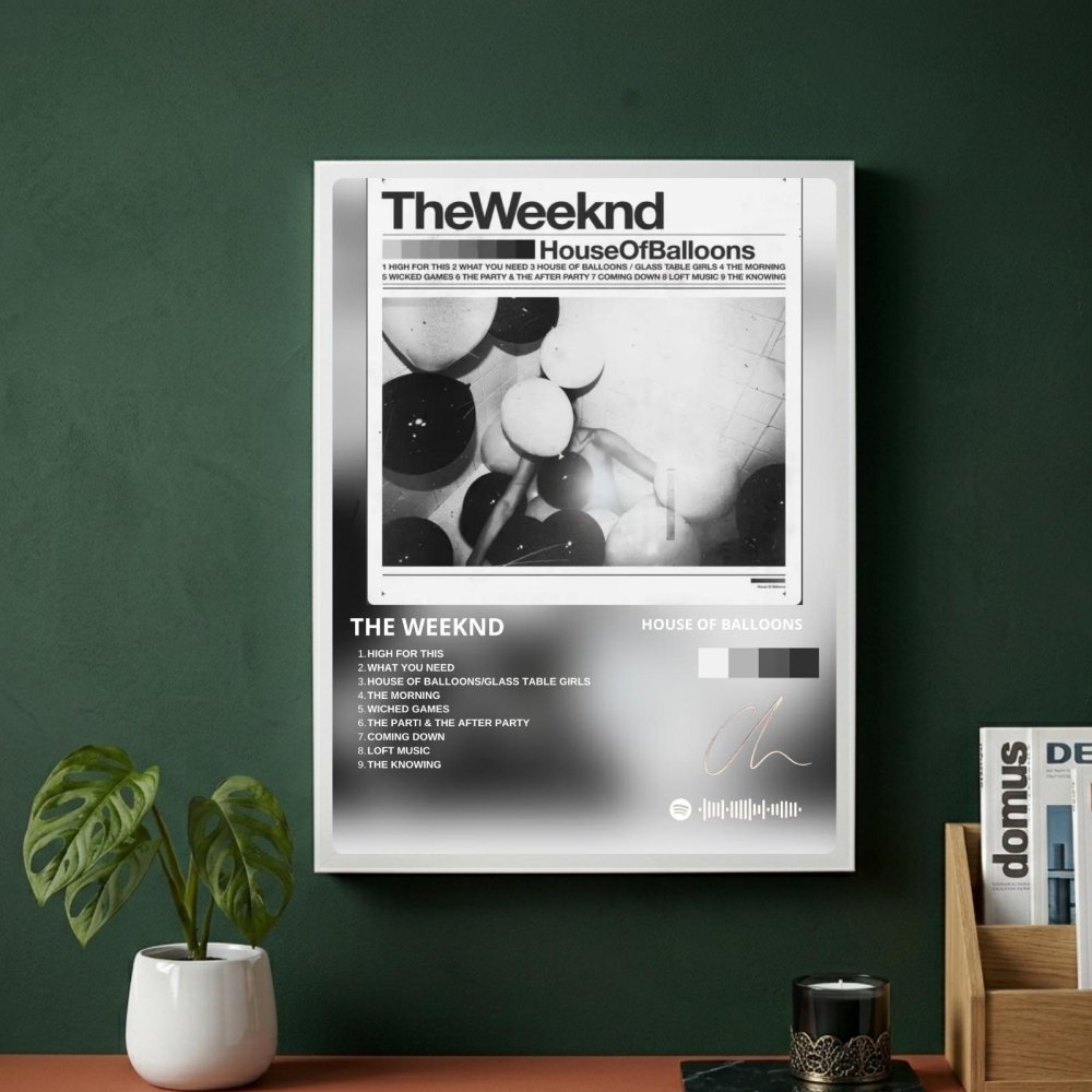the weeknd - house of balloons - Vibes Districtthe weeknd - house of balloons poster SilverVibes District