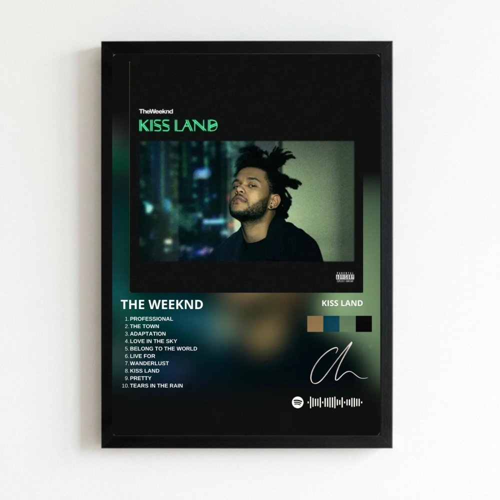 the weeknd - kiss land - Vibes Districtthe weeknd - kiss land poster NeroVibes District