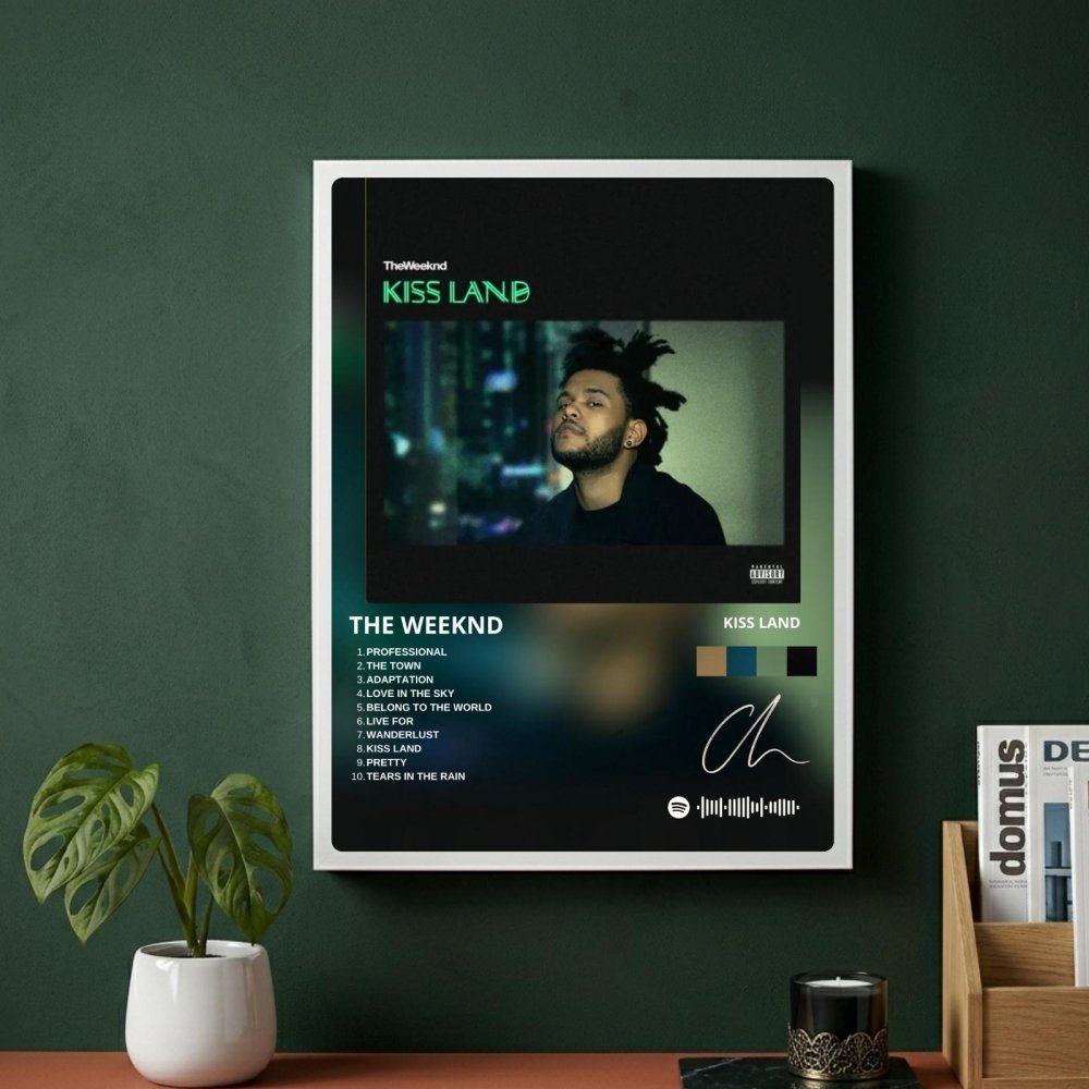 the weeknd - kiss land - Vibes Districtthe weeknd - kiss land poster GoldVibes District