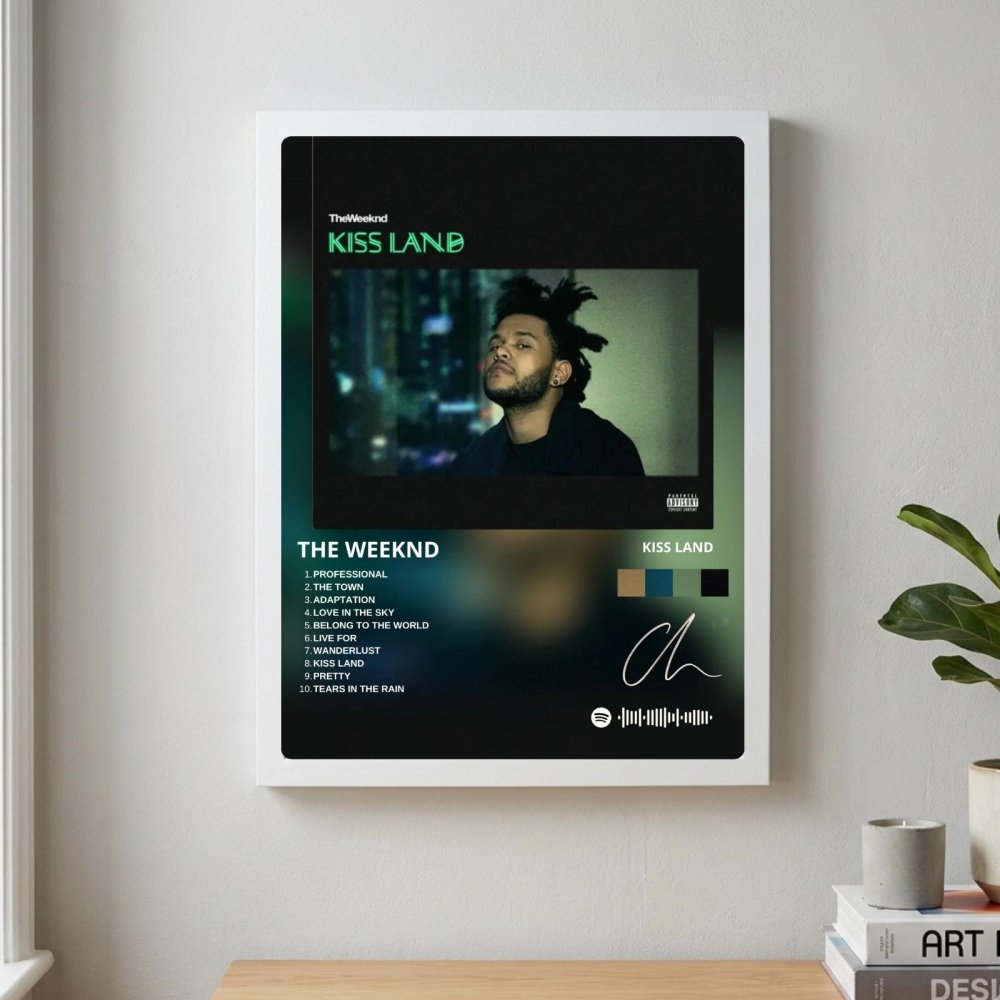 the weeknd - kiss land - Vibes Districtthe weeknd - kiss land poster GoldVibes District