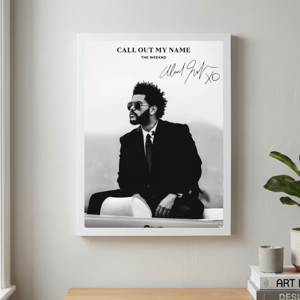 The Weeknd Poster with Frame - Vibes DistrictThe Weeknd Poster with Frame poster GoldVibes District