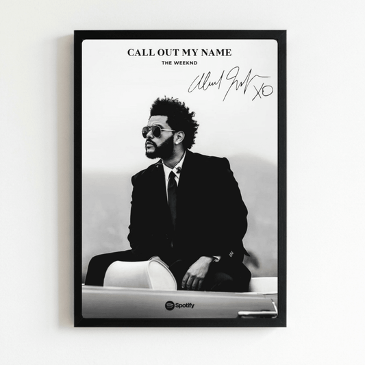 The Weeknd Poster with Frame - Vibes DistrictThe Weeknd Poster with Frame poster NeroVibes District