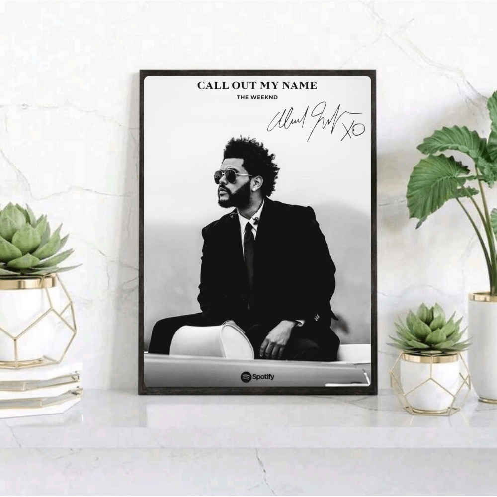 The Weeknd Poster with Frame - Vibes DistrictThe Weeknd Poster with Frame poster GoldVibes District