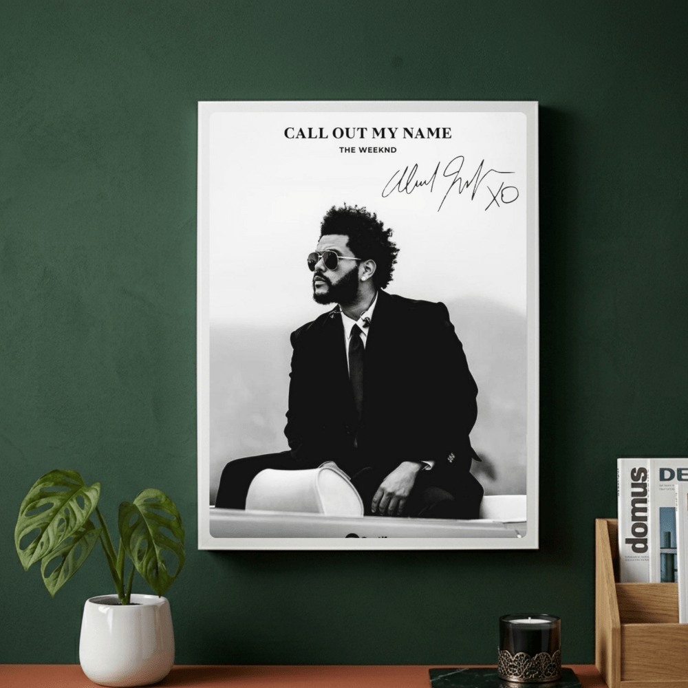 The Weeknd Poster with Frame - Vibes DistrictThe Weeknd Poster with Frame poster GoldVibes District