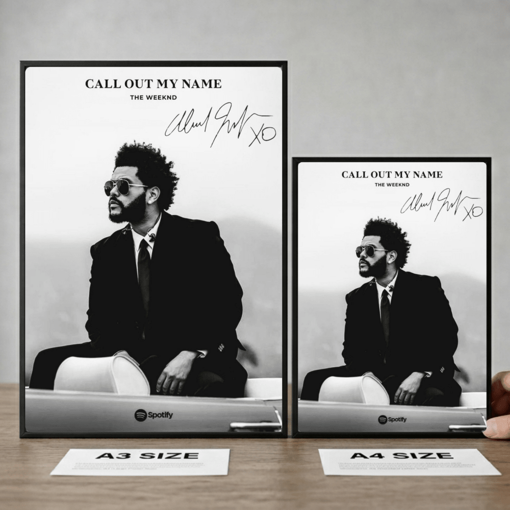 The Weeknd Poster with Frame - Vibes DistrictThe Weeknd Poster with Frame poster GoldVibes District