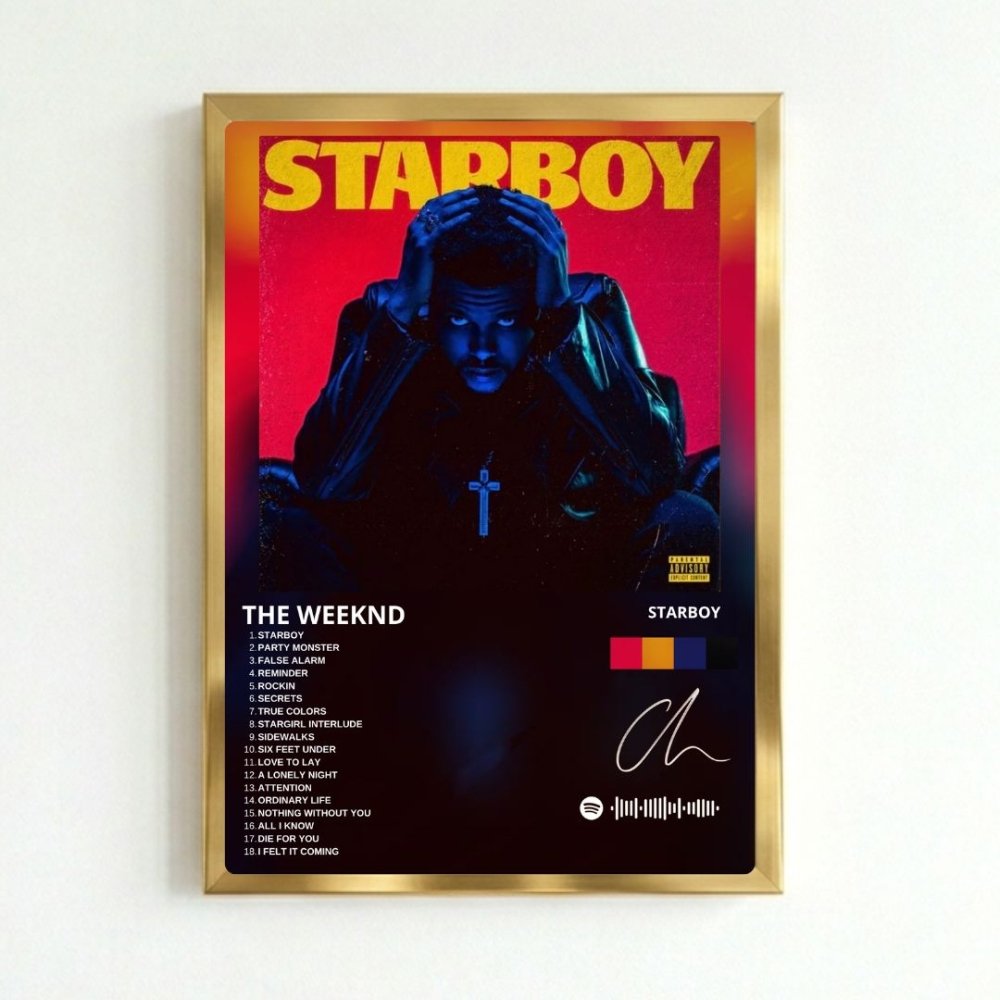 the weeknd - starboy - Vibes Districtthe weeknd - starboy GoldVibes District