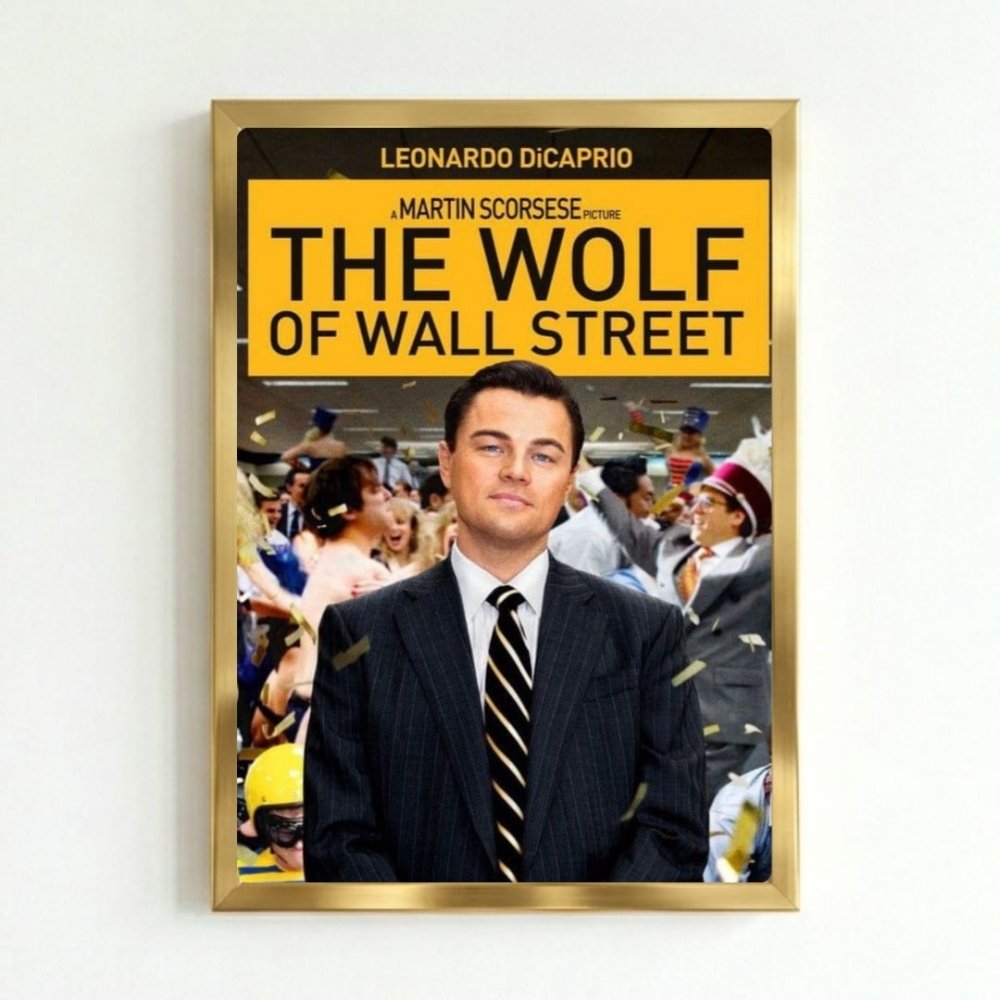 the wolf of wall street - Vibes Districtthe wolf of wall street poster GoldVibes District