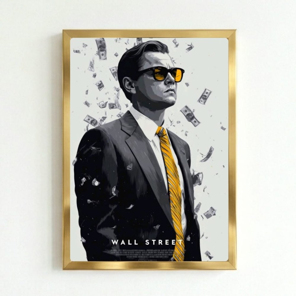 the wolf of wall street - Vibes Districtthe wolf of wall street poster GoldVibes District
