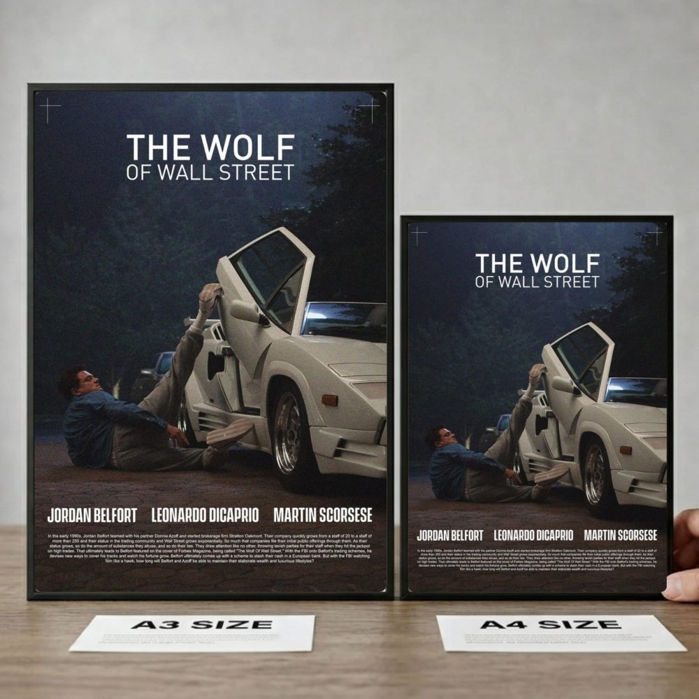 the wolf of wall street - Vibes Districtthe wolf of wall street poster SilverVibes District