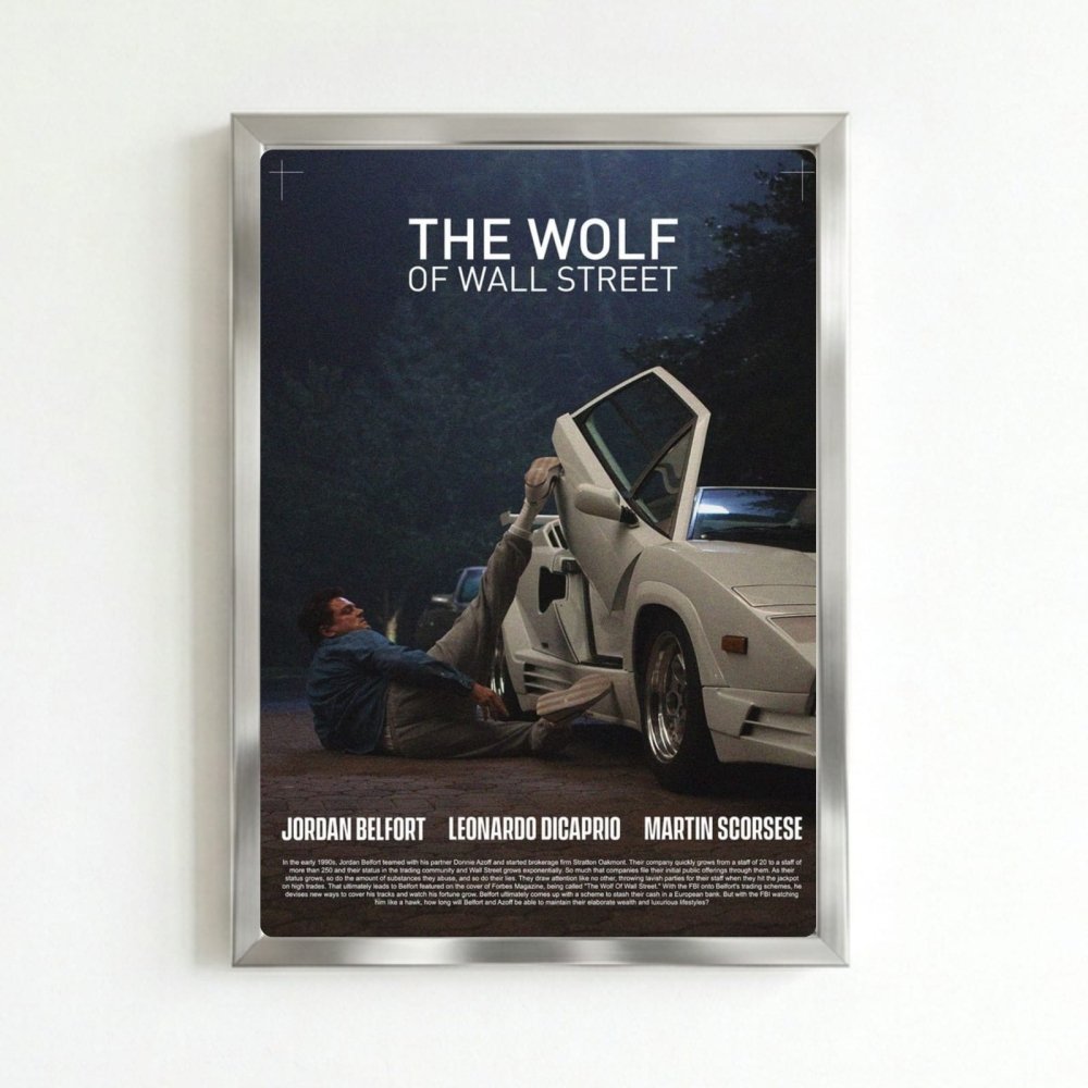 the wolf of wall street - Vibes Districtthe wolf of wall street poster SilverVibes District