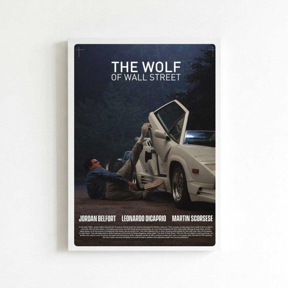the wolf of wall street - Vibes Districtthe wolf of wall street poster BiancoVibes District