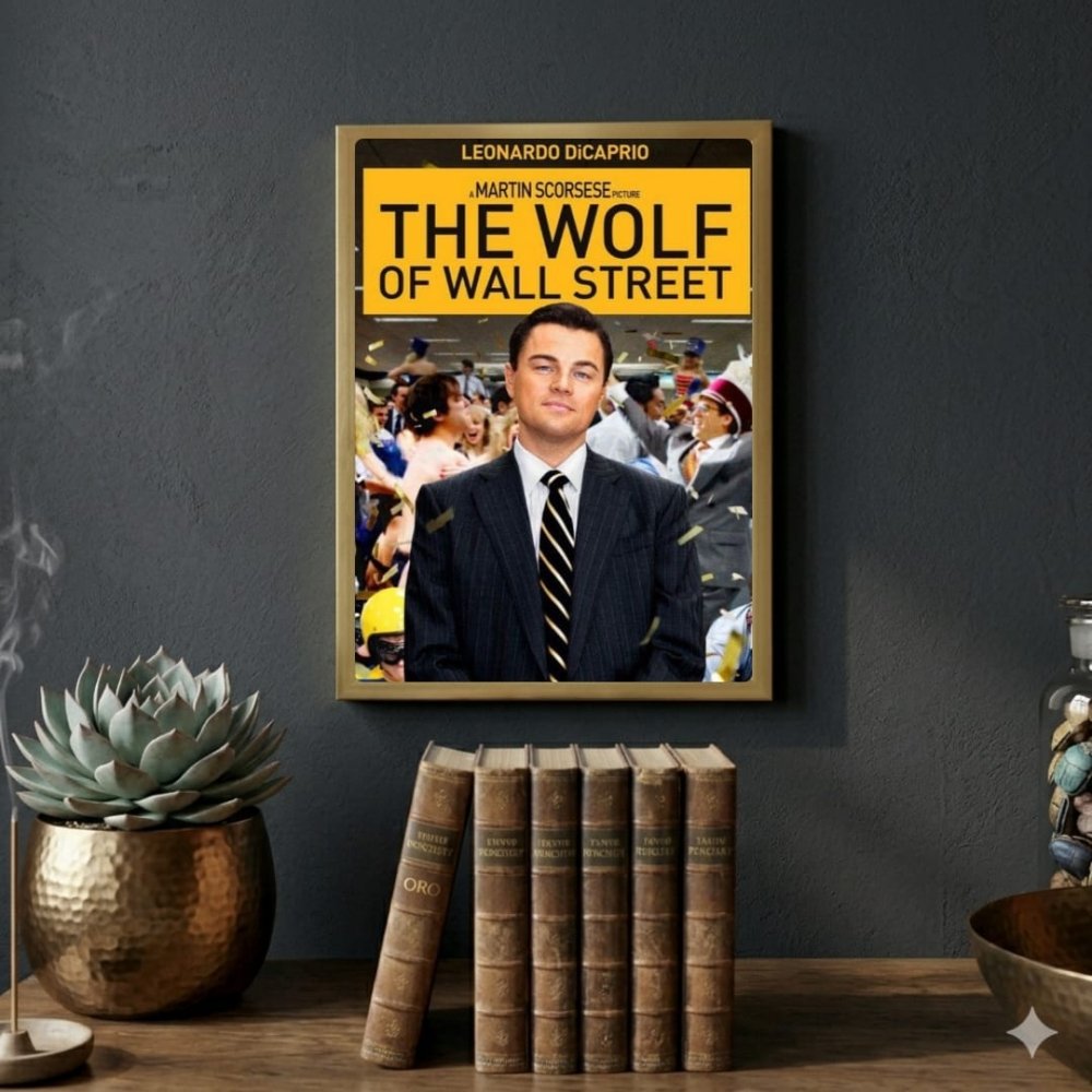 the wolf of wall street - Vibes Districtthe wolf of wall street poster GoldVibes District