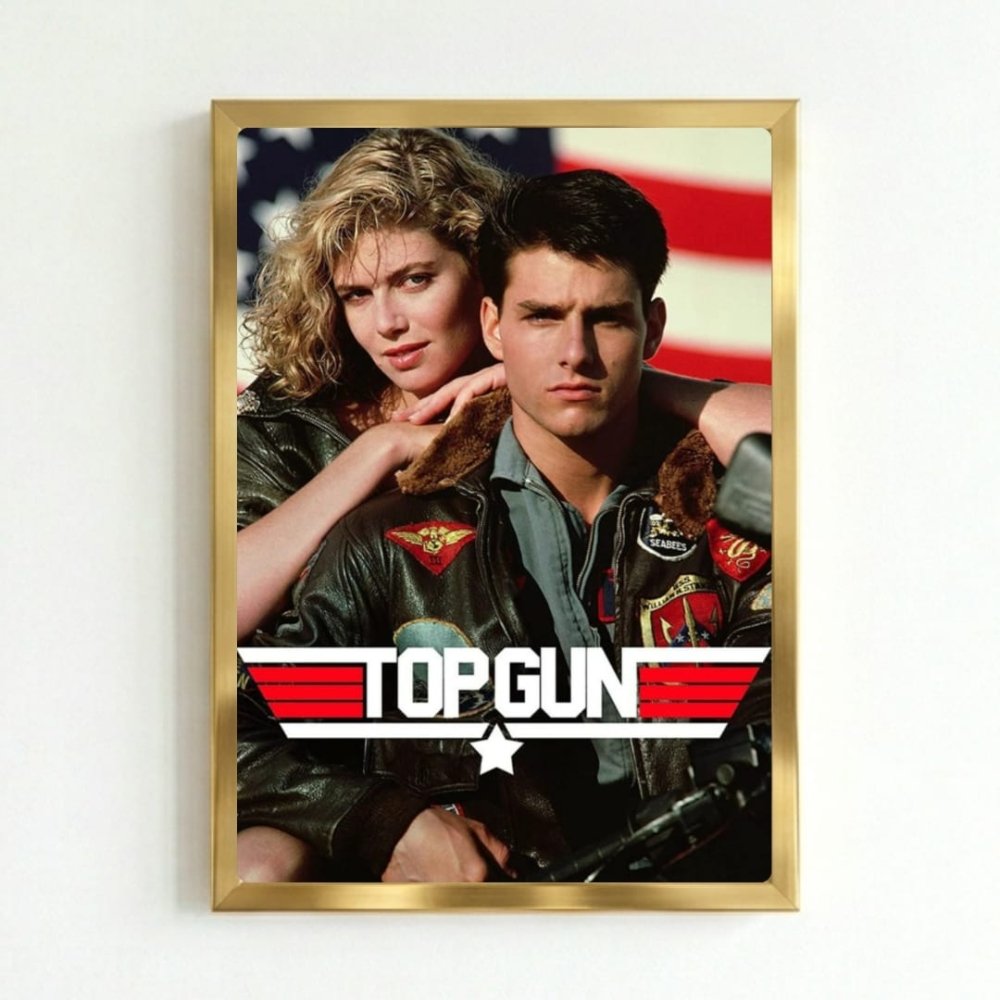 top gun - Vibes Districttop gun poster GoldVibes District