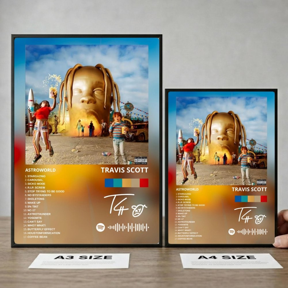 travis scott - astroworld - Vibes Districttravis scott - astroworld poster GoldVibes District