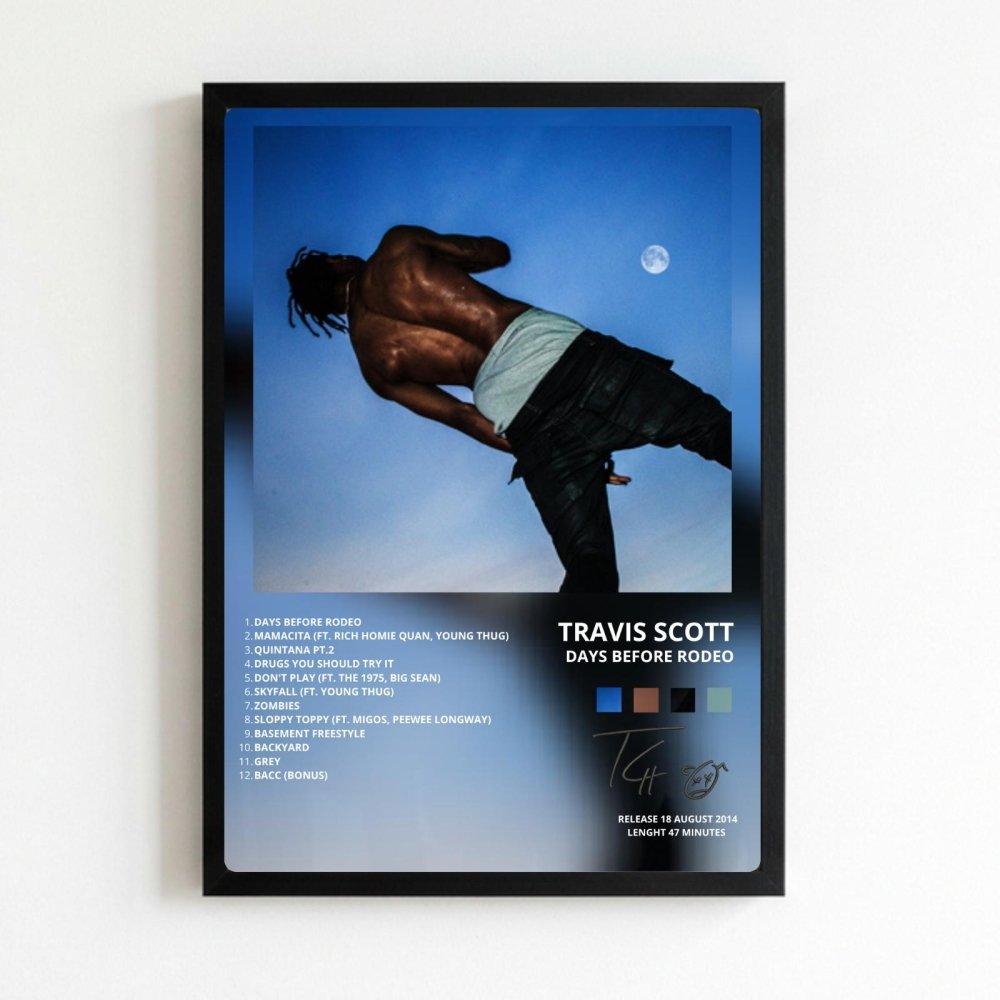 travis scott - days before rodeo - Vibes Districttravis scott - days before rodeo poster NeroVibes District