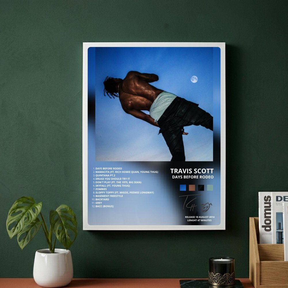 travis scott - days before rodeo - Vibes Districttravis scott - days before rodeo poster SilverVibes District