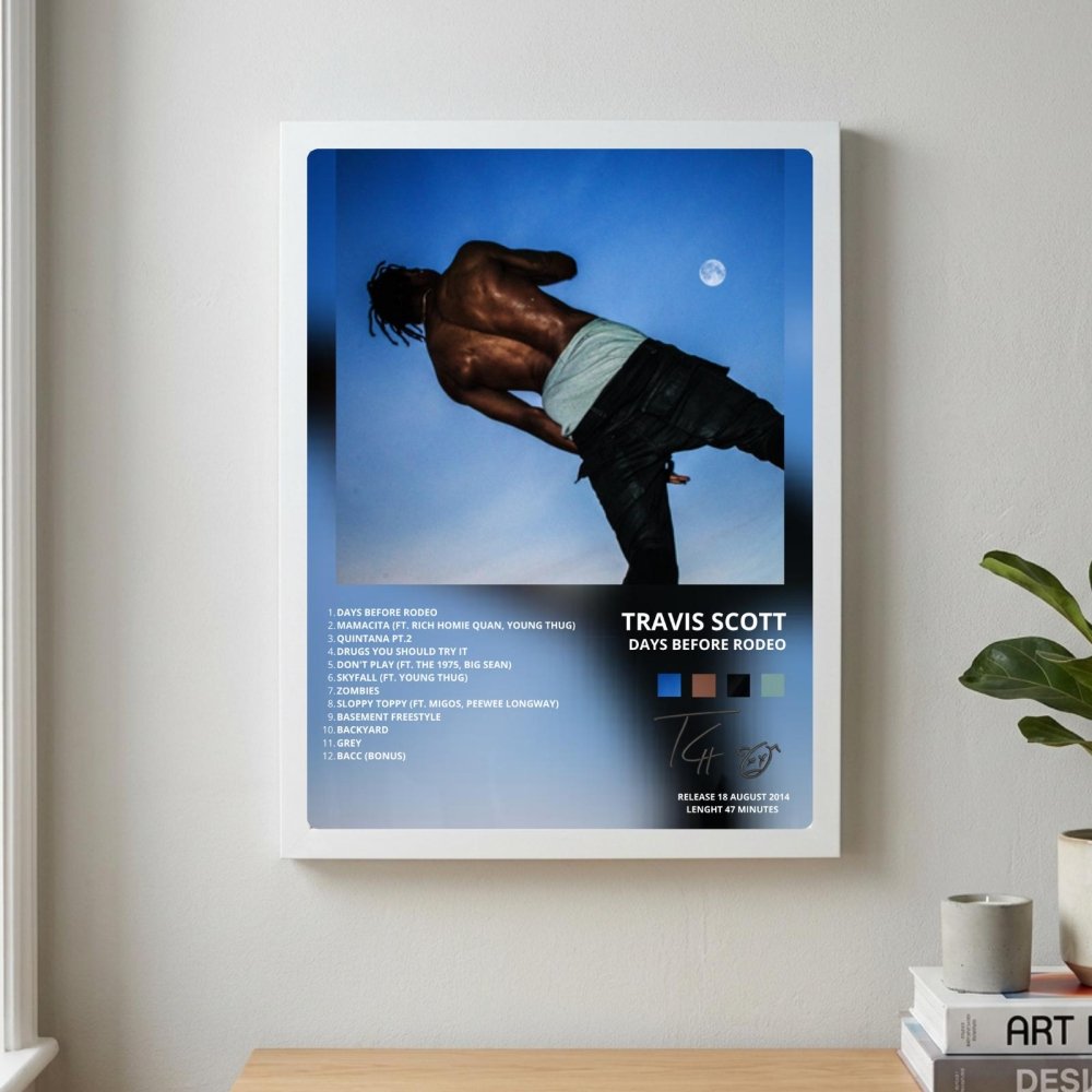 travis scott - days before rodeo - Vibes Districttravis scott - days before rodeo poster SilverVibes District