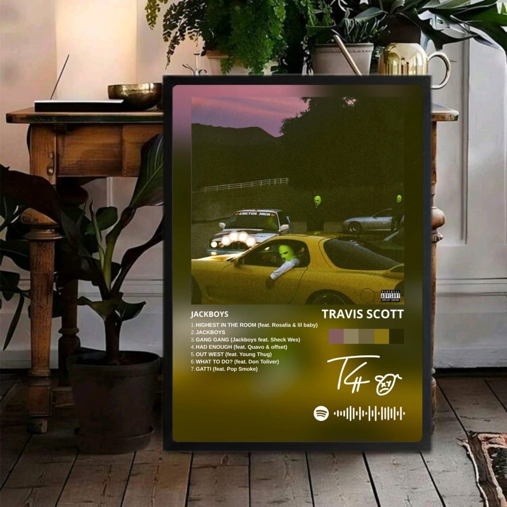 travis scott - jackboys - Vibes Districttravis scott - jackboys poster BiancoVibes District