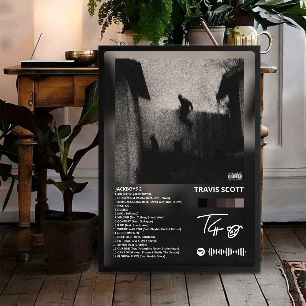 travis scott - jackboys 2 - Vibes Districttravis scott - jackboys 2 poster SilverVibes District