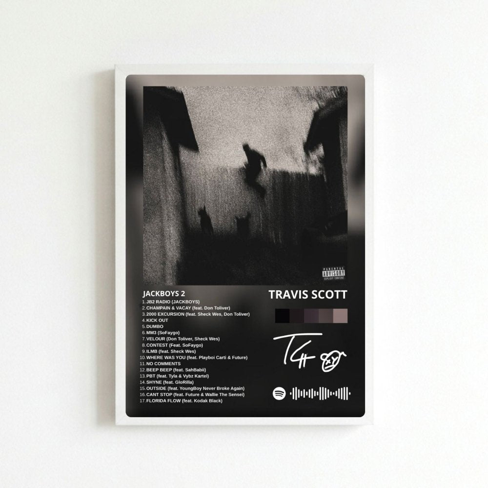travis scott - jackboys 2 - Vibes Districttravis scott - jackboys 2 poster BiancoVibes District