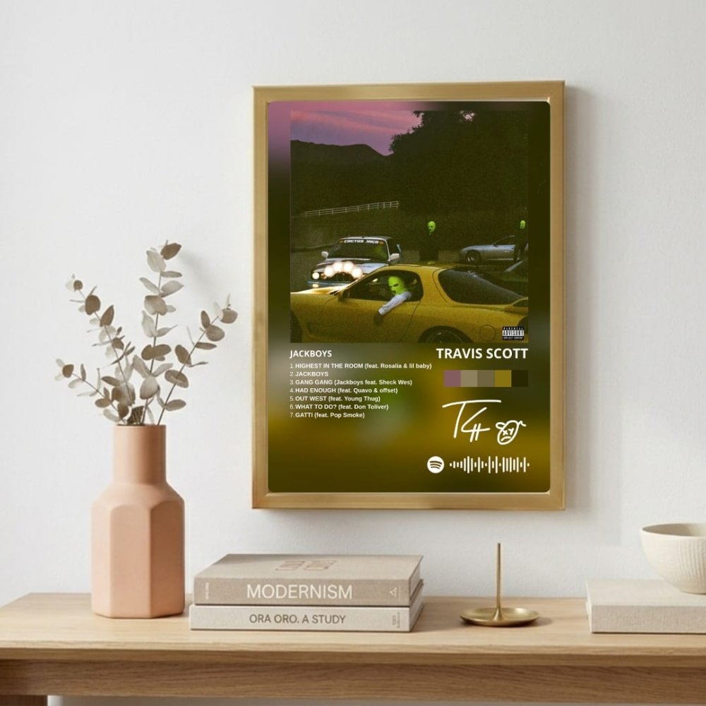travis scott - jackboys - Vibes Districttravis scott - jackboys poster BiancoVibes District