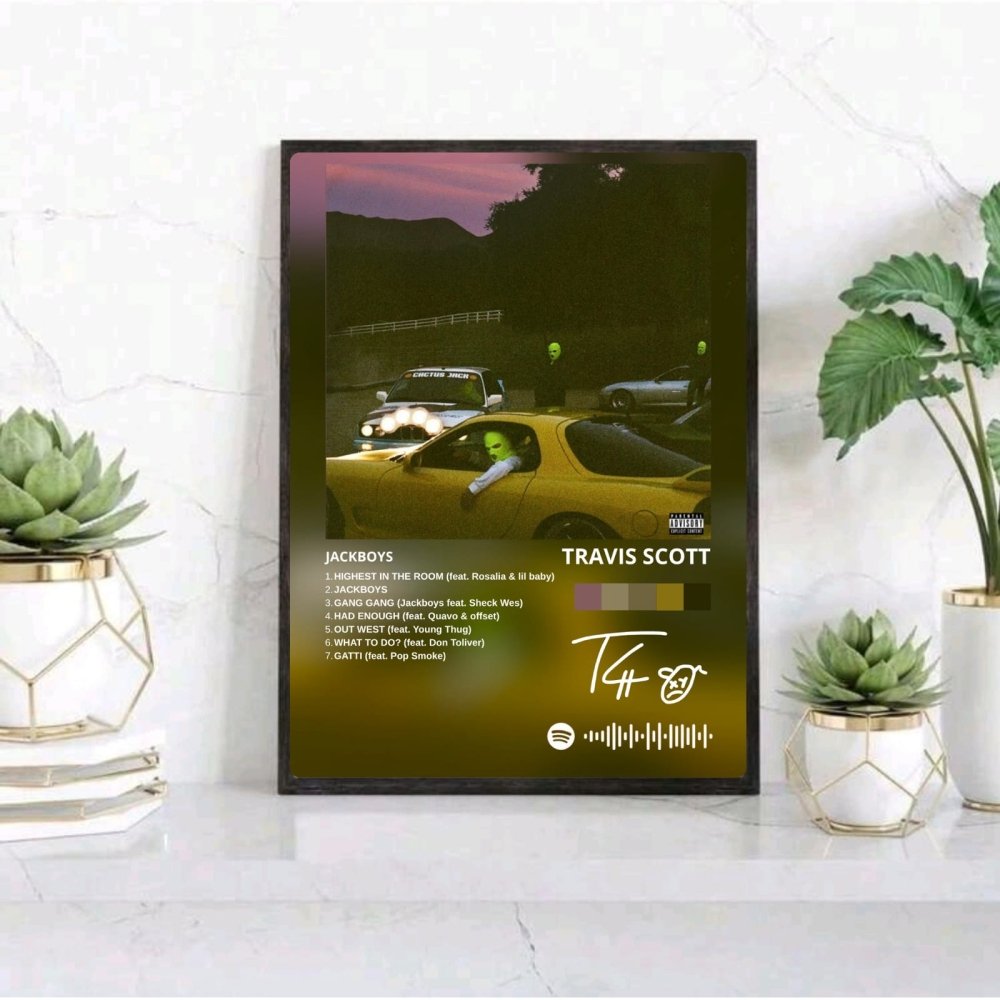 travis scott - jackboys - Vibes Districttravis scott - jackboys poster BiancoVibes District