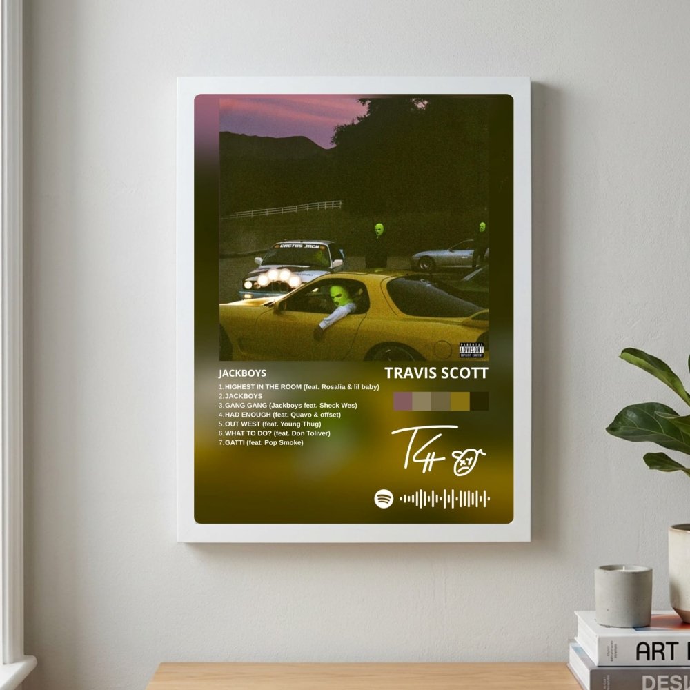 travis scott - jackboys - Vibes Districttravis scott - jackboys poster BiancoVibes District