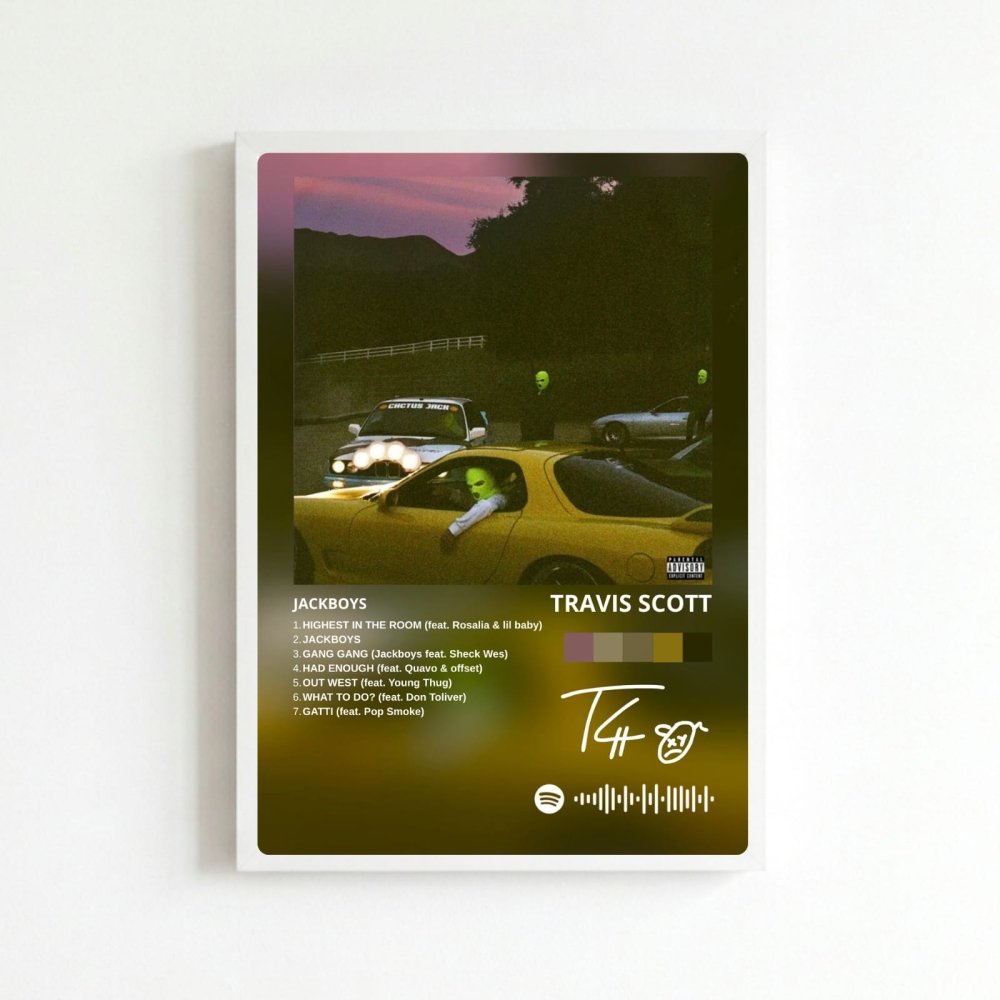 travis scott - jackboys - Vibes Districttravis scott - jackboys poster BiancoVibes District