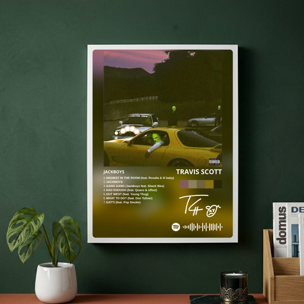 travis scott - jackboys - Vibes Districttravis scott - jackboys poster BiancoVibes District